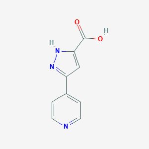 molecular formula C9H7N3O2 B185571 5-Pyridin-4-yl-1H-pyrazole-3-carboxylic acid CAS No. 197775-45-4