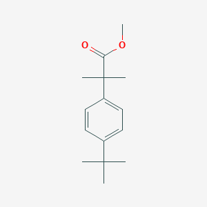 molecular formula C15H22O2 B185575 2-(4-tert-Butyl-phenyl)-2-methyl-propionic acid methyl ester CAS No. 157444-69-4