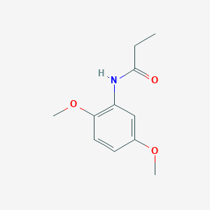 molecular formula C11H15NO3 B185578 N-(2,5-dimethoxyphenyl)propanamide CAS No. 154343-47-2