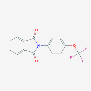 molecular formula C15H8F3NO3 B185585 2-[4-(Trifluoromethoxy)phenyl]isoindole-1,3-dione CAS No. 5375-27-9