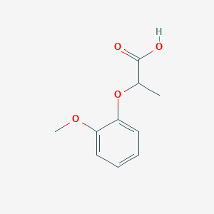molecular formula C10H12O4 B185586 2-(2-甲氧基苯氧基)丙酸 CAS No. 7309-51-5