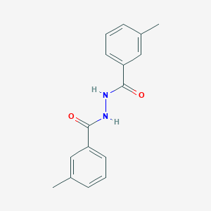molecular formula C16H16N2O2 B185587 3-methyl-N'-(3-methylbenzoyl)benzohydrazide CAS No. 59646-36-5