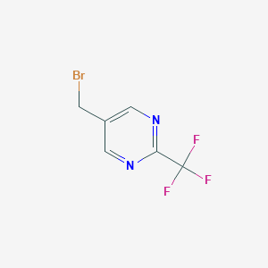 molecular formula C6H4BrF3N2 B185593 5-(Bromomethyl)-2-(trifluoromethyl)pyrimidine CAS No. 198404-35-2