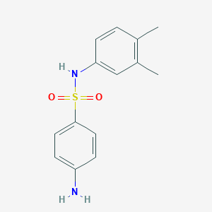 molecular formula C14H16N2O2S B185595 4-amino-N-(3,4-dimethylphenyl)benzenesulfonamide CAS No. 20555-67-3
