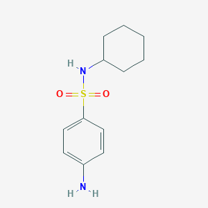 molecular formula C12H18N2O2S B185596 4-amino-N-cyclohexylbenzenesulfonamide CAS No. 53668-37-4