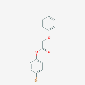 molecular formula C15H13BrO3 B185597 4-Bromophenyl (4-methylphenoxy)acetate CAS No. 62095-49-2