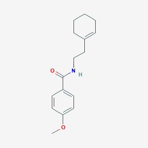 molecular formula C16H21NO2 B185601 N-[2-(1-cyclohexen-1-yl)ethyl]-4-methoxybenzamide CAS No. 94230-88-3