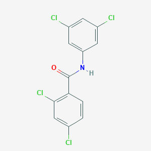 molecular formula C13H7Cl4NO B185622 2,4-dichloro-N-(3,5-dichlorophenyl)benzamide CAS No. 83426-52-2