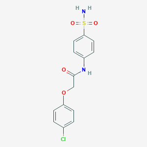 molecular formula C14H13ClN2O4S B185628 2-(4-氯苯氧基)-N-(4-磺酰苯基)乙酰胺 CAS No. 58590-34-4