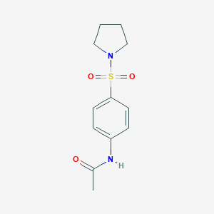 molecular formula C12H16N2O3S B185631 N-[4-(pyrrolidin-1-ylsulfonyl)phenyl]acetamide CAS No. 288154-64-3