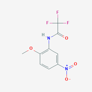 molecular formula C9H7F3N2O4 B185645 2,2,2-trifluoro-N-(2-methoxy-5-nitrophenyl)acetamide CAS No. 144630-48-8