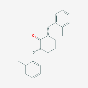 molecular formula C22H22O B185653 2,6-Bis((2-methylphenyl)methylene)cyclohexan-1-one CAS No. 85391-70-4