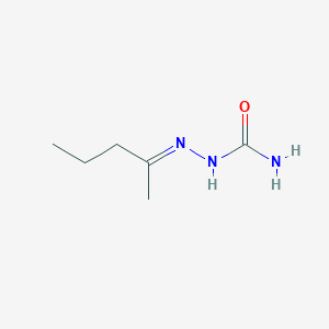 molecular formula C6H13N3O B185680 Hydrazinecarboxamide, 2-(1-methylbutylidene)- CAS No. 3622-62-6