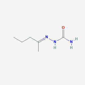 molecular formula C6H13N3O B185680 2-pentanone semicarbazone CAS No. 3622-62-6