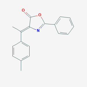 (4Z)-4-[1-(4-methylphenyl)ethylidene]-2-phenyl-1,3-oxazol-5-one