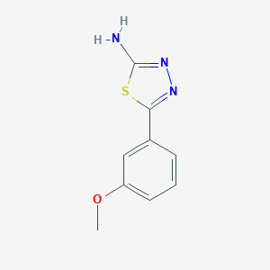 molecular formula C9H9N3OS B185731 5-(3-Methoxyphenyl)-1,3,4-thiadiazol-2-amine CAS No. 247109-15-5