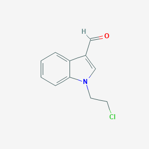 molecular formula C11H10ClNO B185736 1-(2-Chloroethyl)-1H-indole-3-carbaldehyde CAS No. 134785-54-9