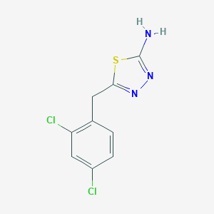 molecular formula C9H7Cl2N3S B185738 5-(2,4-Dichlorobenzyl)-1,3,4-thiadiazol-2-amine CAS No. 39181-52-7