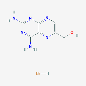 molecular formula C7H9BrN6O B018575 (2,4-diaminopteridin-6-yl)methanol Hydrobromide CAS No. 57963-59-4