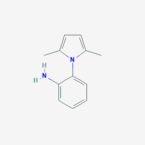 molecular formula C12H14N2 B185751 2-(2,5-ジメチル-1H-ピロール-1-イル)アニリン CAS No. 2405-01-8