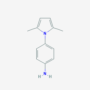 molecular formula C12H14N2 B185752 4-(2,5-二甲基-1H-吡咯-1-基)苯胺 CAS No. 60176-19-4