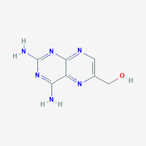 molecular formula C7H8N6O B018576 (2,4-二氨基蝶啶-6-基)甲醇 CAS No. 945-24-4