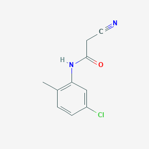 molecular formula C10H9ClN2O B185765 N-(5-chloro-2-methylphenyl)-2-cyanoacetamide CAS No. 63034-97-9