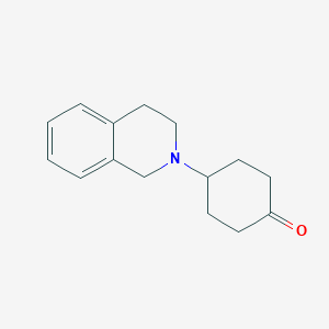 molecular formula C15H19NO B185773 4-(3,4-dihydroisoquinolin-2(1H)-yl)cyclohexanone CAS No. 166398-23-8