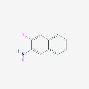 molecular formula C10H8IN B185777 2-Amino-3-iodonaphthalene CAS No. 116632-14-5