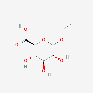 molecular formula C₈H₁₄O₇ B018578 Ethyl glucuronide CAS No. 17685-04-0