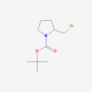 molecular formula C10H18BrNO2 B185782 叔丁基-2-(溴甲基)吡咯烷-1-羧酸酯 CAS No. 181258-46-8