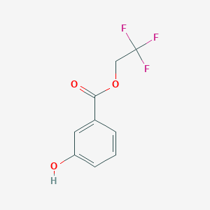 molecular formula C9H7F3O3 B185788 2,2,2-Trifluoroethyl 3-hydroxybenzoate CAS No. 179633-60-4
