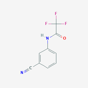 molecular formula C9H5F3N2O B185837 N-(3-cyanophenyl)-2,2,2-trifluoroacetamide CAS No. 141990-92-3