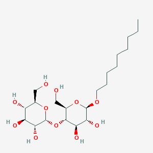 molecular formula C21H40O11 B185847 Nonyl 4-O-Alpha-D-Glucopyranosyl-Beta-D-Glucopyranoside CAS No. 106402-05-5