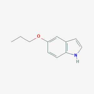 molecular formula C11H13NO B185854 5-丙氧基-1H-吲哚 CAS No. 147405-80-9
