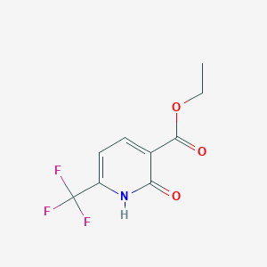 molecular formula C9H8F3NO3 B185865 Ethyl 2-oxo-6-(trifluoromethyl)-1,2-dihydropyridine-3-carboxylate CAS No. 116548-02-8