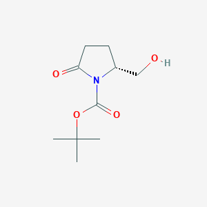 molecular formula C10H17NO4 B185869 Boc-D-吡咯谷氨醇 CAS No. 128811-37-0