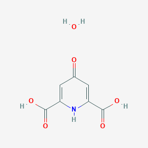 molecular formula C7H7NO6 B185893 4-氧代-1,4-二氢吡啶-2,6-二羧酸水合物 CAS No. 199926-39-1