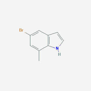 molecular formula C9H8BrN B185917 5-Bromo-7-methyl-1H-indole CAS No. 15936-81-9