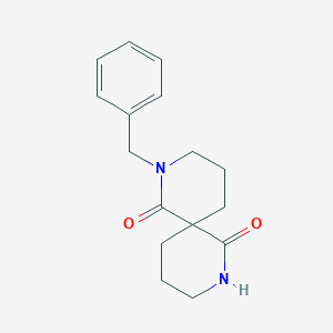 molecular formula C16H20N2O2 B185919 2-Benzyl-2,8-diazaspiro[5.5]undecane-1,7-dione CAS No. 143806-82-0
