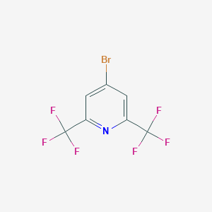 B185941 4-Bromo-2,6-bis(trifluoromethyl)pyridine CAS No. 134914-92-4