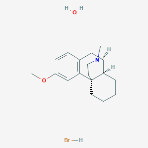 molecular formula C18H28BrNO2 B000186 右美沙芬氢溴酸盐 CAS No. 6700-34-1