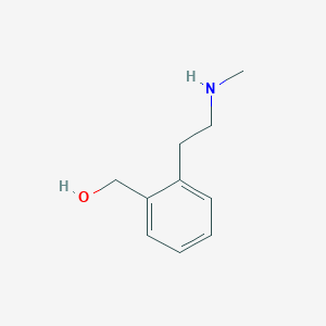 molecular formula C10H15NO B186005 2-[2'-(Methylamino)ethyl]benzenemethanol CAS No. 1915-39-5