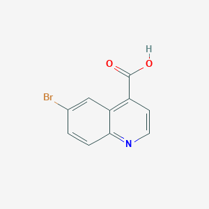 B186014 6-Bromoquinoline-4-carboxylic acid CAS No. 160233-76-1