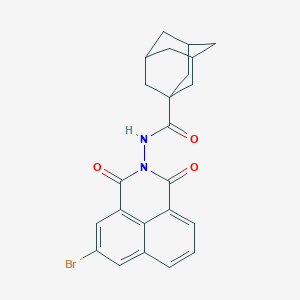molecular formula C23H21BrN2O3 B186016 N-(5-bromo-1,3-dioxobenzo[de]isoquinolin-2-yl)adamantane-1-carboxamide CAS No. 6453-20-9