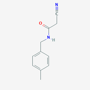 molecular formula C11H12N2O B186017 2-cyano-N-(4-methylbenzyl)acetamide CAS No. 64488-12-6