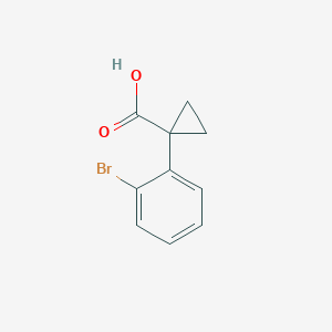 molecular formula C10H9BrO2 B186053 1-(2-Bromophenyl)cyclopropanecarboxylic acid CAS No. 124276-87-5