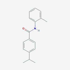 molecular formula C17H19NO B186062 4-isopropyl-N-(2-methylphenyl)benzamide CAS No. 353782-15-7