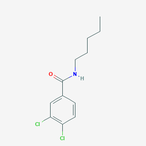 molecular formula C12H15Cl2NO B186069 3,4-dichloro-N-pentylbenzamide CAS No. 7702-74-1