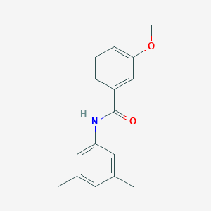 molecular formula C16H17NO2 B186095 N-(3,5-dimethylphenyl)-3-methoxybenzamide CAS No. 5572-65-6